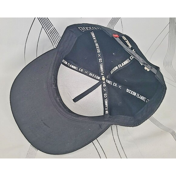 Dixxon Flannel Co. Black & White Hammer Wrench Shield Trucker Snapback Hat - Picture 8 of 9
